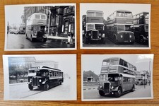 9 bus photographs (5.5" x 3.5"): Liverpool City Transport 1960s selection