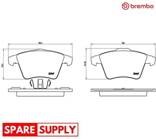 Brake pad set - disc,