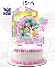 PERSONALISED BLUEY CAKE TOPPER