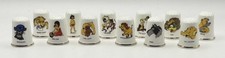 Vintage Complete set of 12 Birchcroft Walt Disney Jungle Book Thimbles
