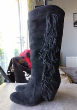 ASOS Black Real Suede Leather