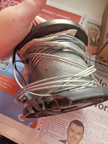 Galvanised steel wire rope 2mm - galvanised,