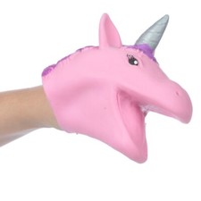 Pink Unicorn Hand Puppet. Fun