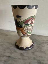 Basque Art Pottery VASE Signed