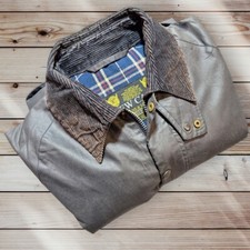 Womens New Caro Oilskin Jacket Large Blue Riding Hunting Shooting Farming Wear