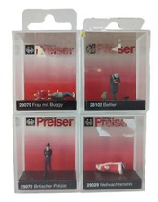 4x PREISER OO HO FIGURES SANTA