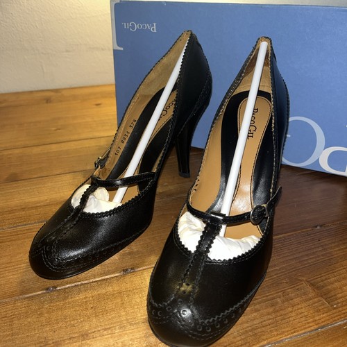 Bnib paco gil black leather - paco,