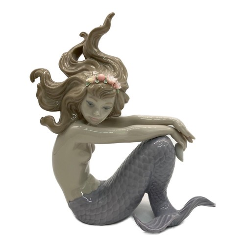 Lladro illusion mermaid with - lladro,