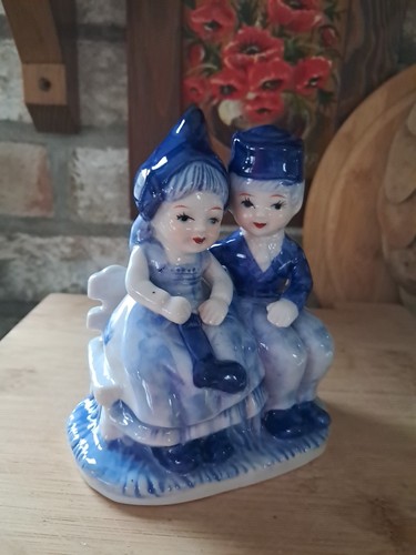 Blue delft couple - couple, on