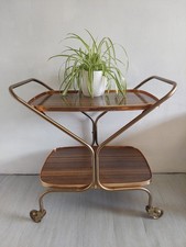 Vintage Drinks Hostess Trolley 2 Tier 1970's