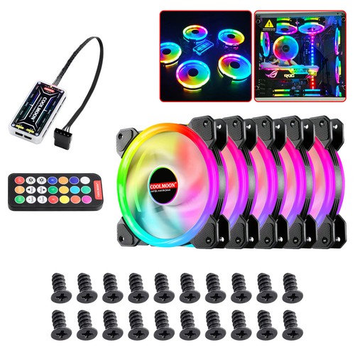 Pcs cooling fan rainbow - cooling,
