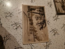 Betley Staffordshire. 1920s Postcard. Street View. Newcastle Postmark.