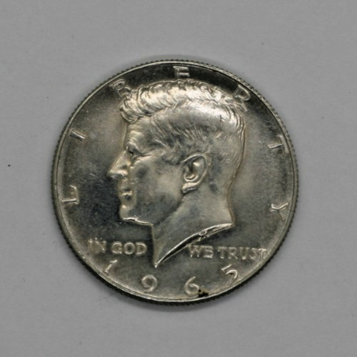 1965 half dollar - us, f