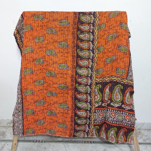 Vintage handmade quilt kantha - handmade,
