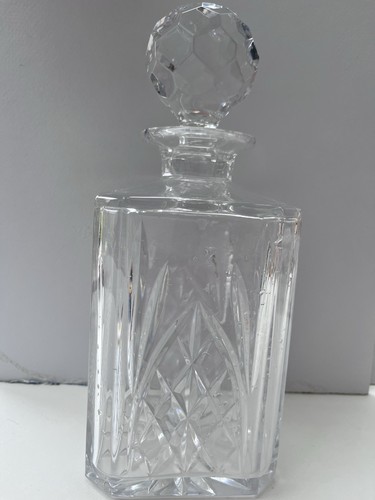 Vintage glass crystal decanter - glass,