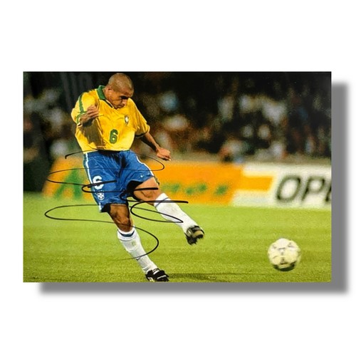 Signed roberto carlos photo - signed,
