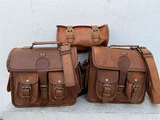 Motorcycle Side Pouch Leather