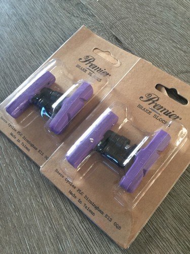 Purple brake blocks pads - brake,