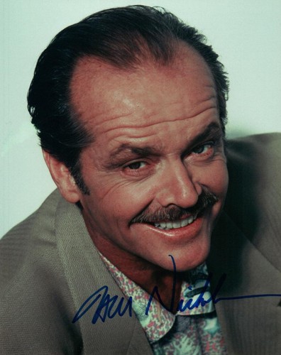 Jack nicholson signed 8x10 - signed,