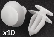 10x 8mm CLIPS For VAUXHALL
