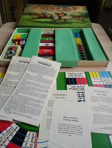 Vintage totopoly board game - board,