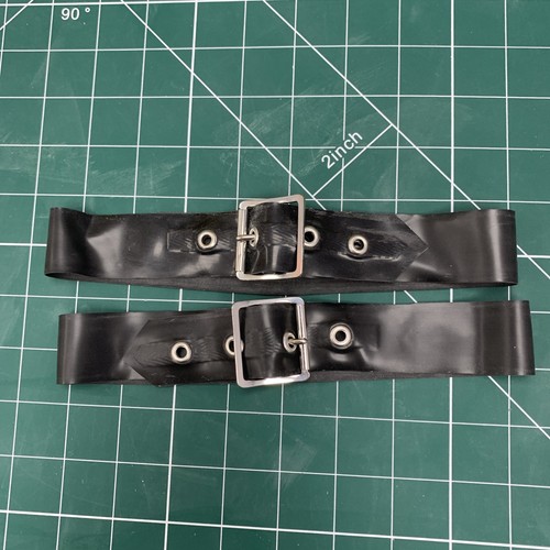 Latex double buckle - , thigh