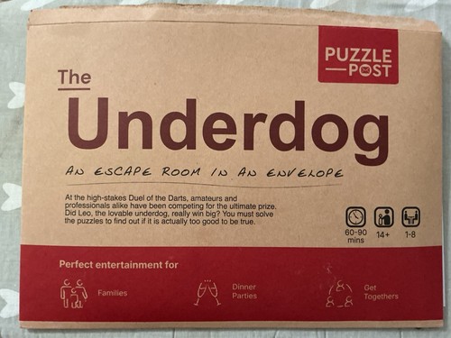 Puzzle post escape room - in, an