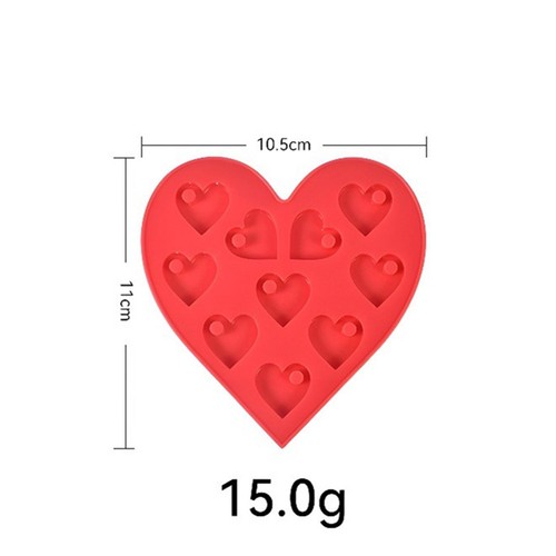 Heart shape pendant silicone - pendant,