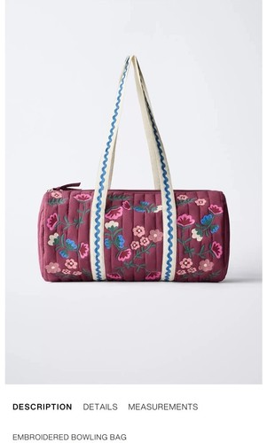 Zara girls quilted bag with - zara,