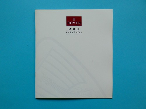 Brochure catalogue rover - brochure, /
