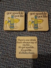 20x Vintage Babycham Beer Mats