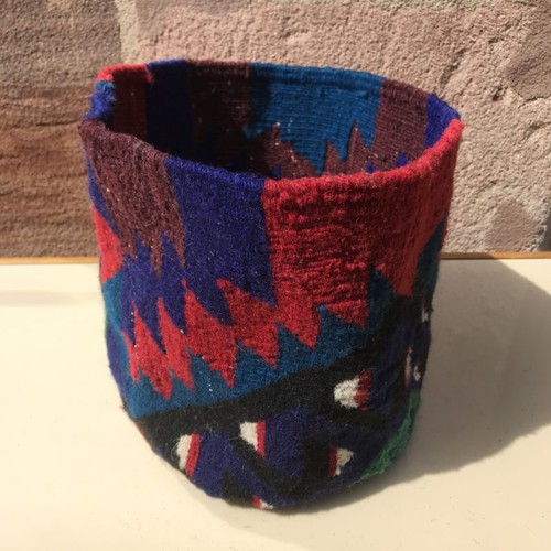 Kilim flower pot - pot, (large)