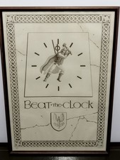 Framed "Beat the Clock" with SAS Motif, 275/300 C. Newman Collection