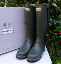 Hunter Field Balmoral Sovereign Size 7 Wellies Neoprene Lined Wellington Boots