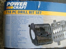 118 Piece Drill Bit Set In