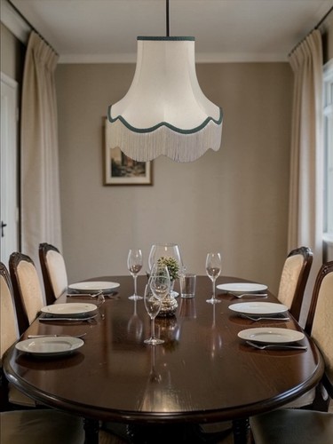 Handmade cream table