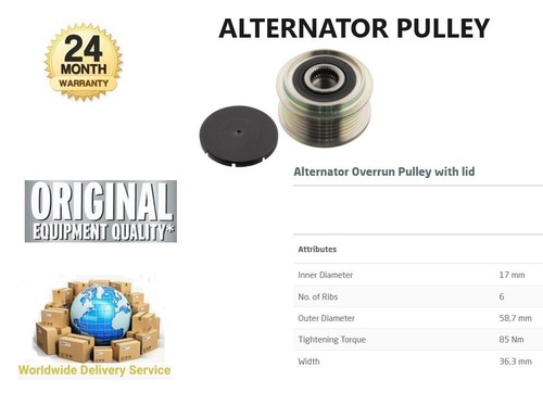 New alternator clutch pulley - new,