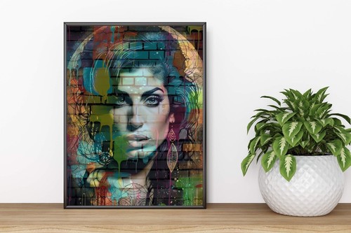 Amy winehouse graffiti - amy, a4