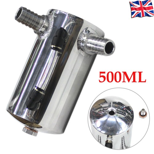 Barb oil catch can - od, aluminum