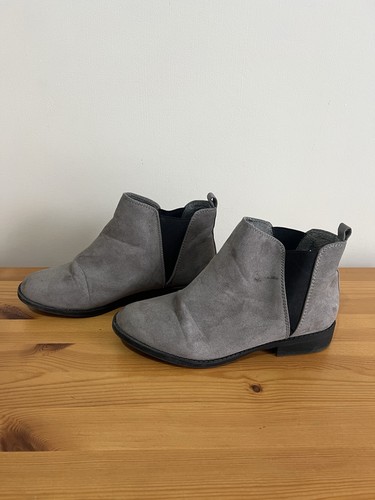 Grey ankle chelsea boots - chelsea,