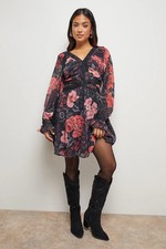 Oasis Floral Mini Dress Womens