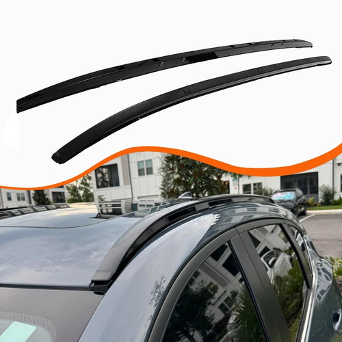 2pcs aluminium roof rack - aluminium, side