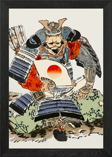 Samurai warrior with japanese - samurai,
