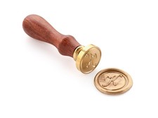 Wax Seal Stamper, VOOSEYHOME Initial Handwritten Letter Alphabet K Stamp with...