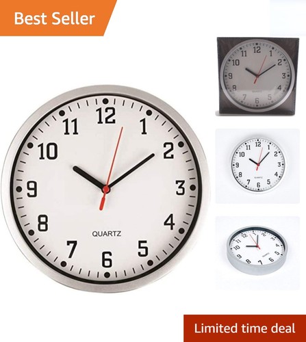 Contemporary round wall clock - round,
