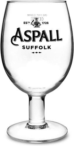Aspall cider pint glasses - 2,