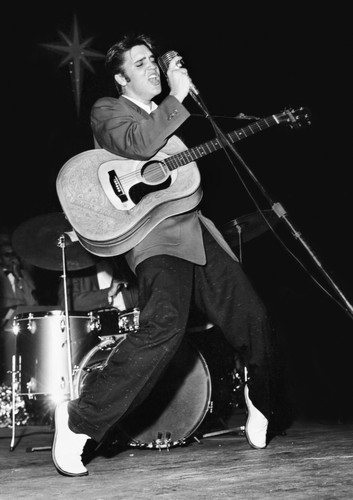 Elvis presley retro poster - -,