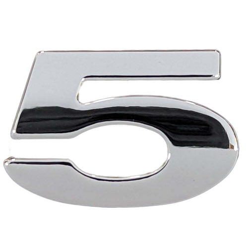 Chrome self adhesive letter - 3d, self-adhesive