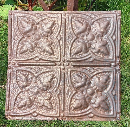 Antique victorian ceiling tin - victorian,