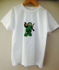 Kids Embroidered Ninjago T-Shirt - 18 Colours - 3-4 years to 14-15 years